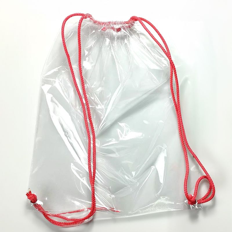 식당 고깃집 대형 옷 보관 정리 비닐 봉투 팩 가방 끈달린 옷담는 비닐백 외투 패딩 - 상세 이미지 4