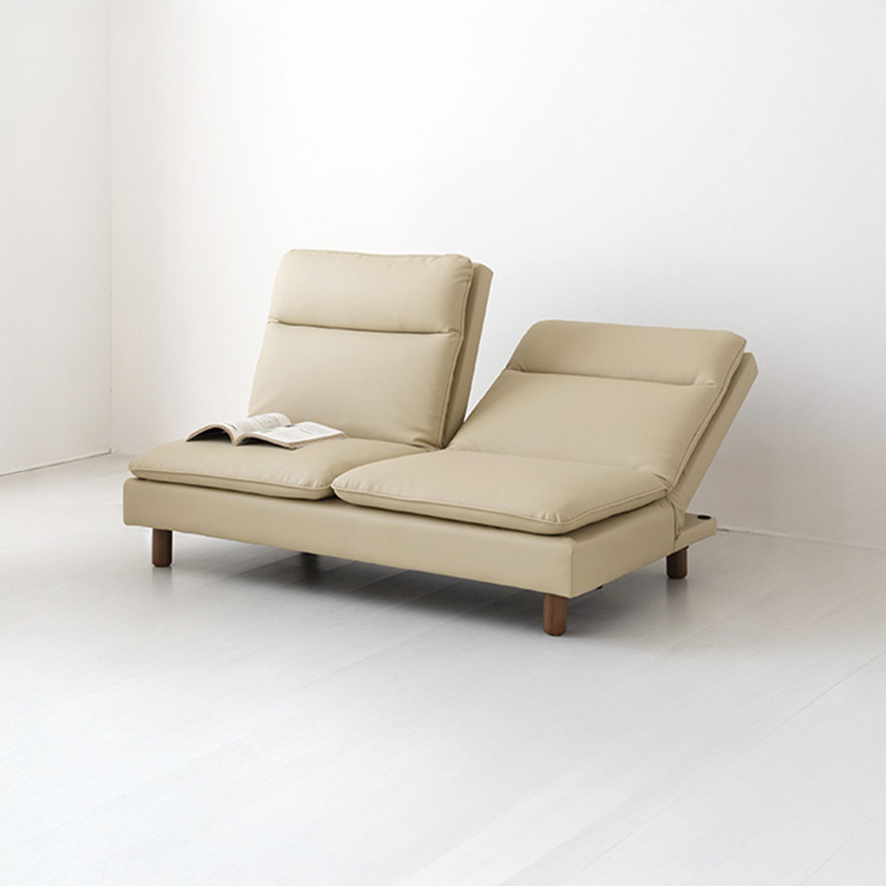 텐제르 2인 리클라이너 좌식소파 베이지 3825.6459