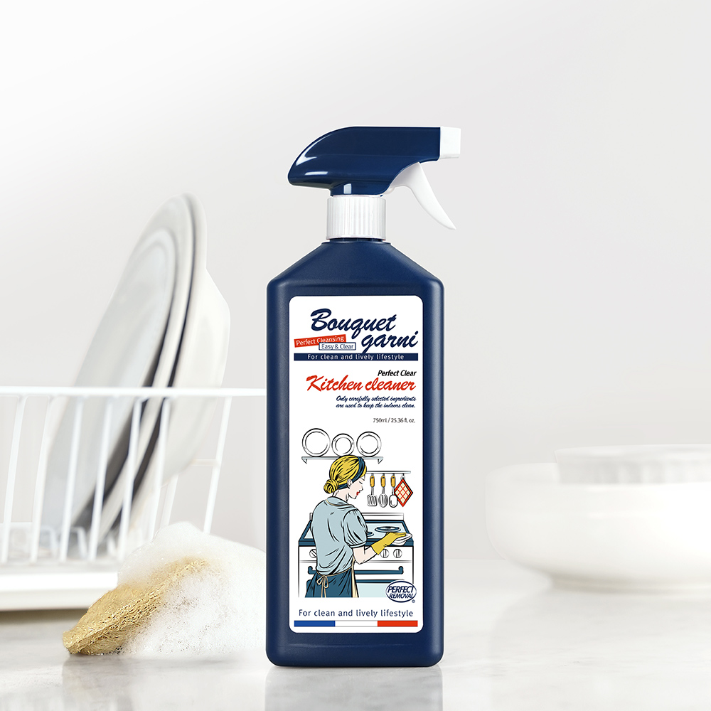 [2개] 부케가르니 퍼펙트 클리어 주방 세정제 750ml 기름때 제거 클리너 - 상세 이미지 2