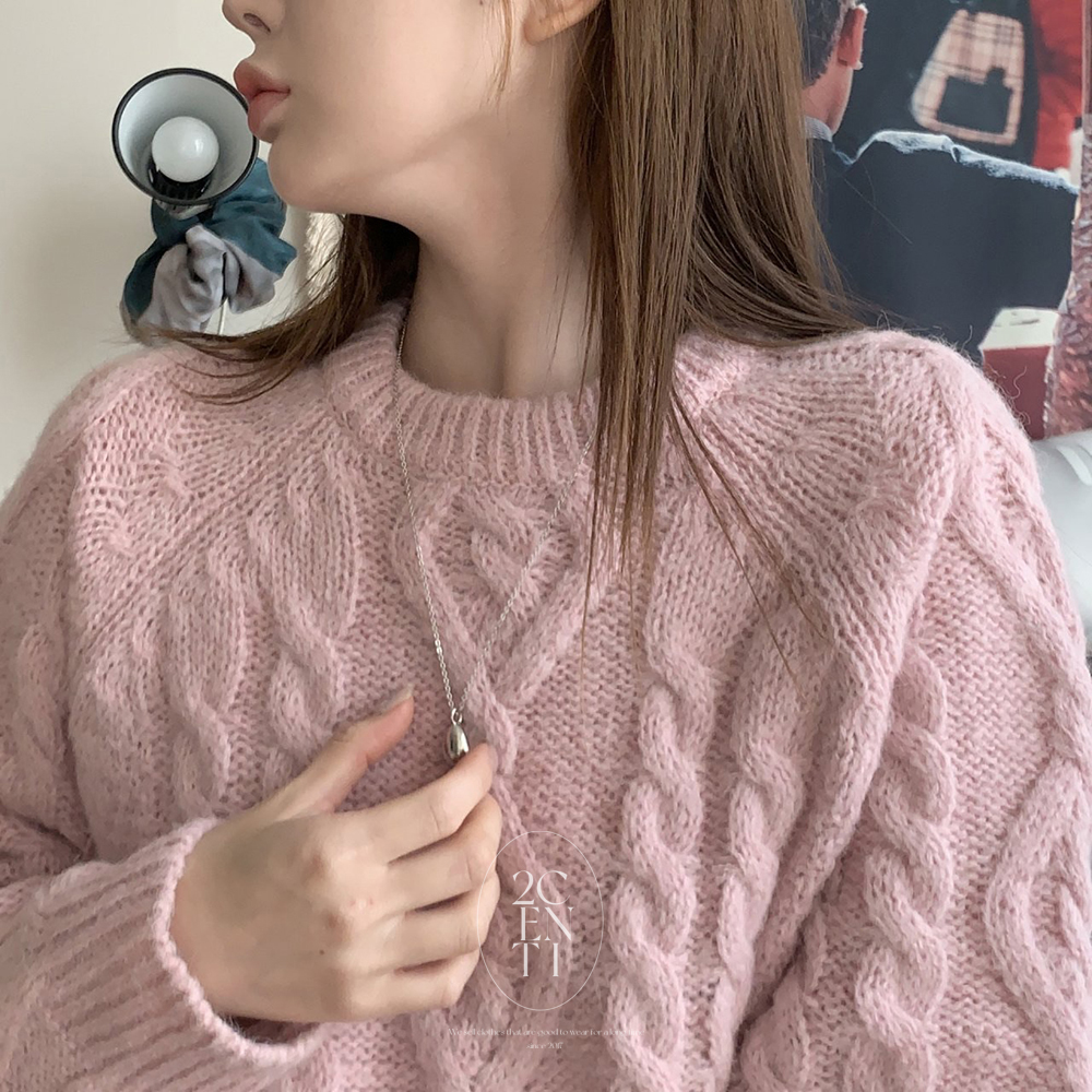 조약돌 팬던트 롱 드롭목걸이 (2color) 긴 네크리스 물방울 목걸이 - 상세 이미지 4