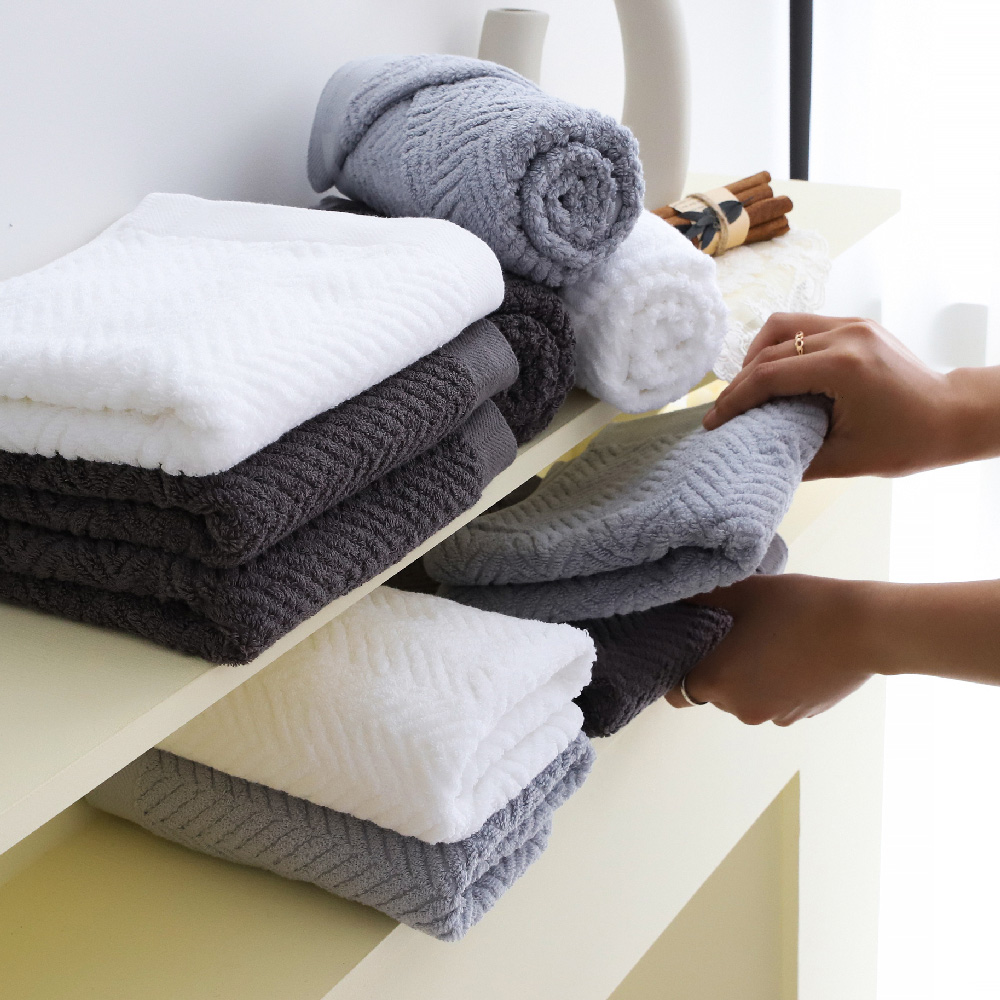 소프트터치 40수 코마사 타올 헤링본 170g 200g 호텔수건