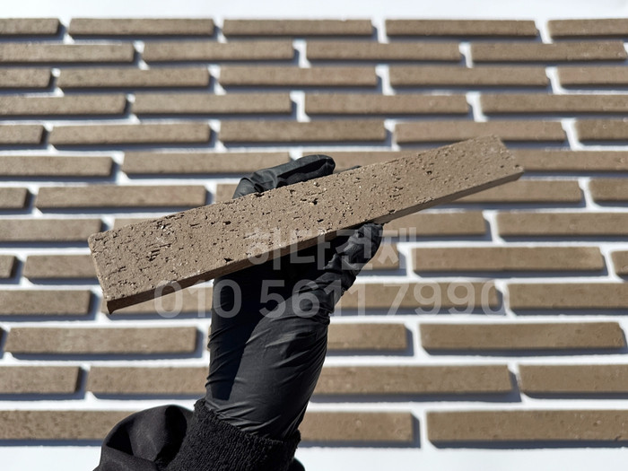 올라운더 점토타일 스틱 (슬림) 240x30x12T 애쉬브라운 / 하다건재