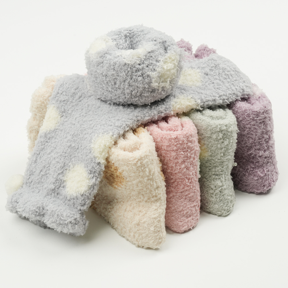삭피엔스 털 빠짐 없는 미끄럼방지 헤비볼륨 수면양말 긴 롱 임산부 수족냉증 양털
