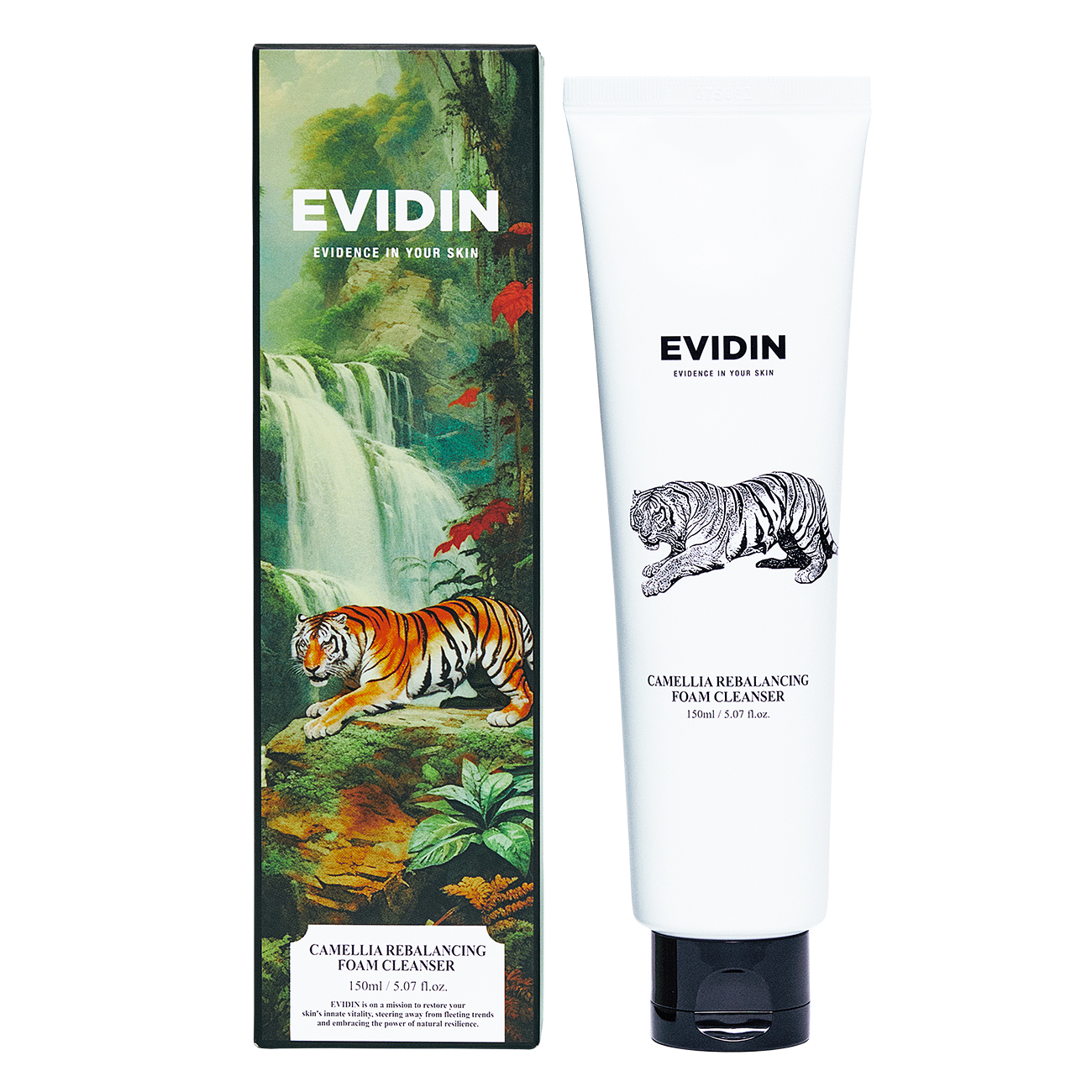[화잘먹세트] 에비딘 까멜리아 리밸런싱 폼클렌저 150ml X 에비딘 까멜리아 리페어 에센스 토너 200ml X 에비딘 까멜리아 모이스처 베리어 크림 60ml - 상세 이미지 2