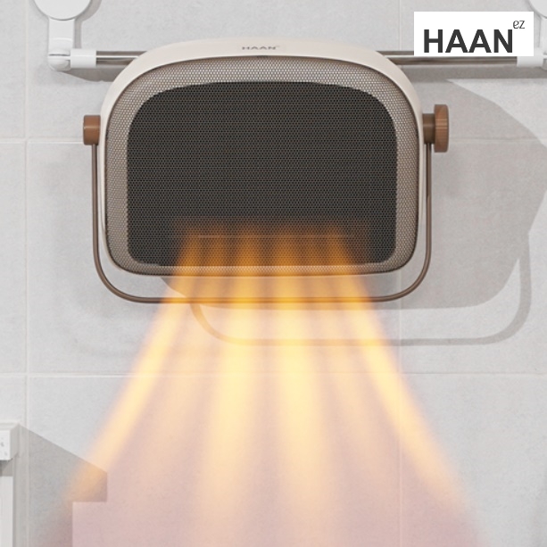 무타공 욕실 난방기 욕실용 온풍기 원룸 히터 소형 벽걸이 온풍기