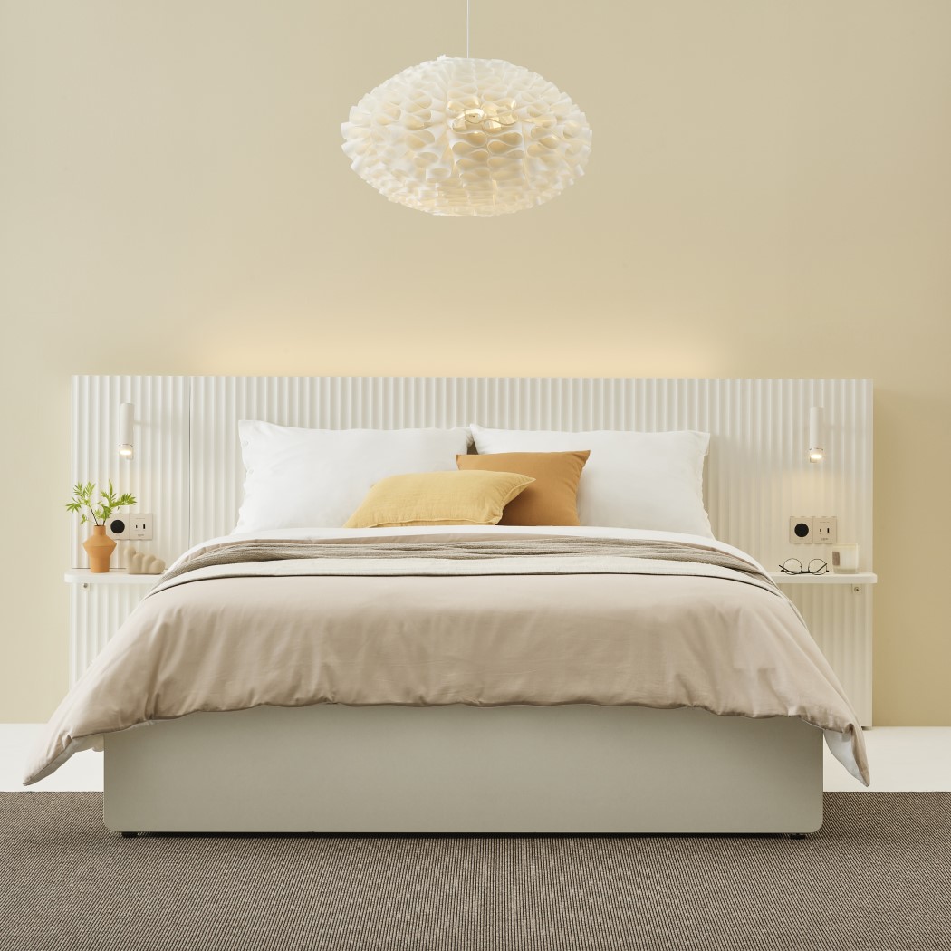 한샘 포에트 호텔 침대 Q/K (매트별도) 민자형 일반