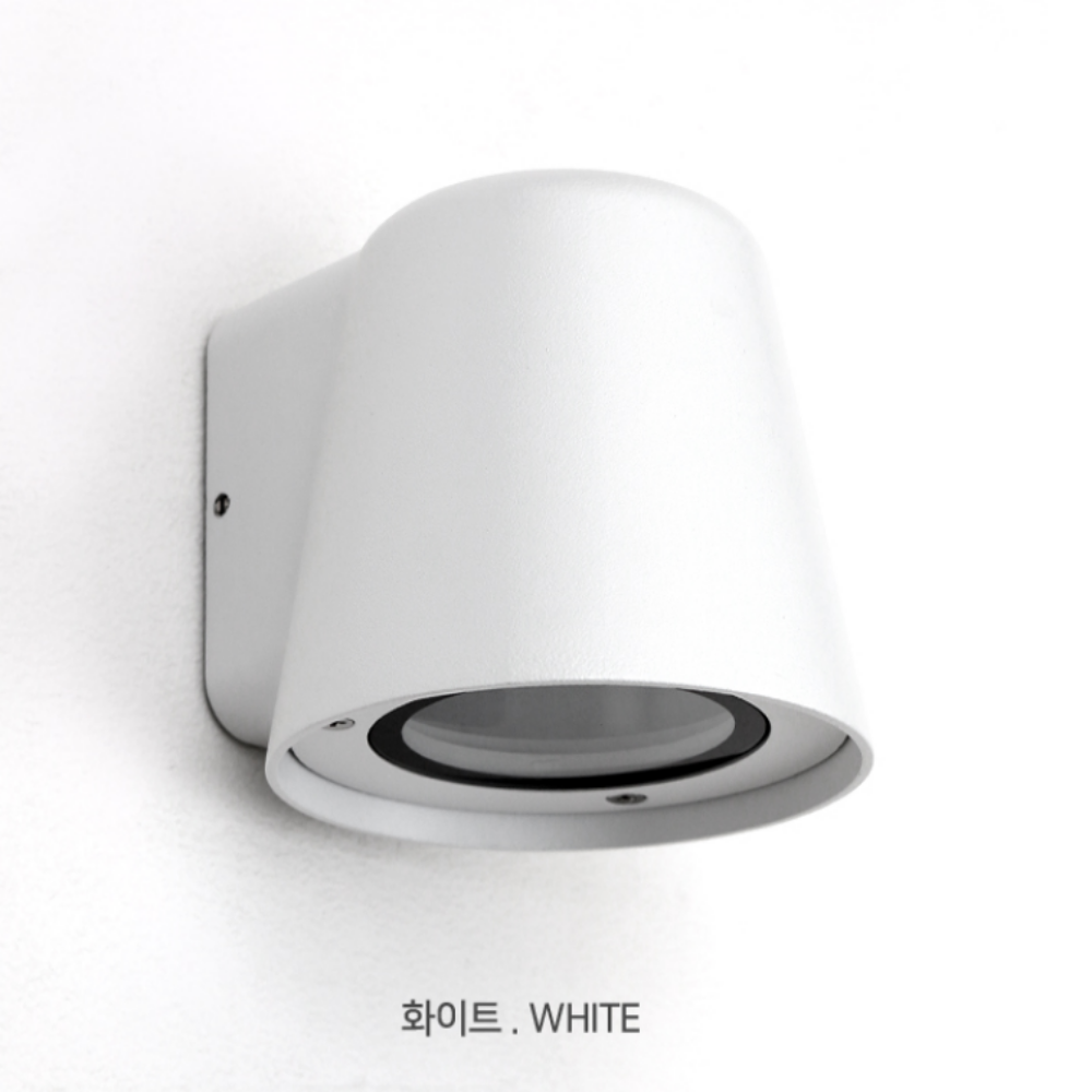 외벽등 국산 LED 외부 미니 원형 포인트 베란다 벽등 벽부등 블랙골드 이미지 6