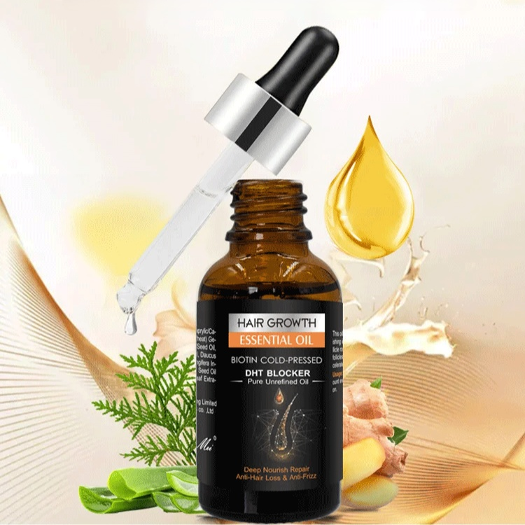 1+1 모발 성장 에센스 탈모 방지 및 발모 에센스 헤어 케어 마사지 발모 오일 30ml+30ml : All-in-One가전상점