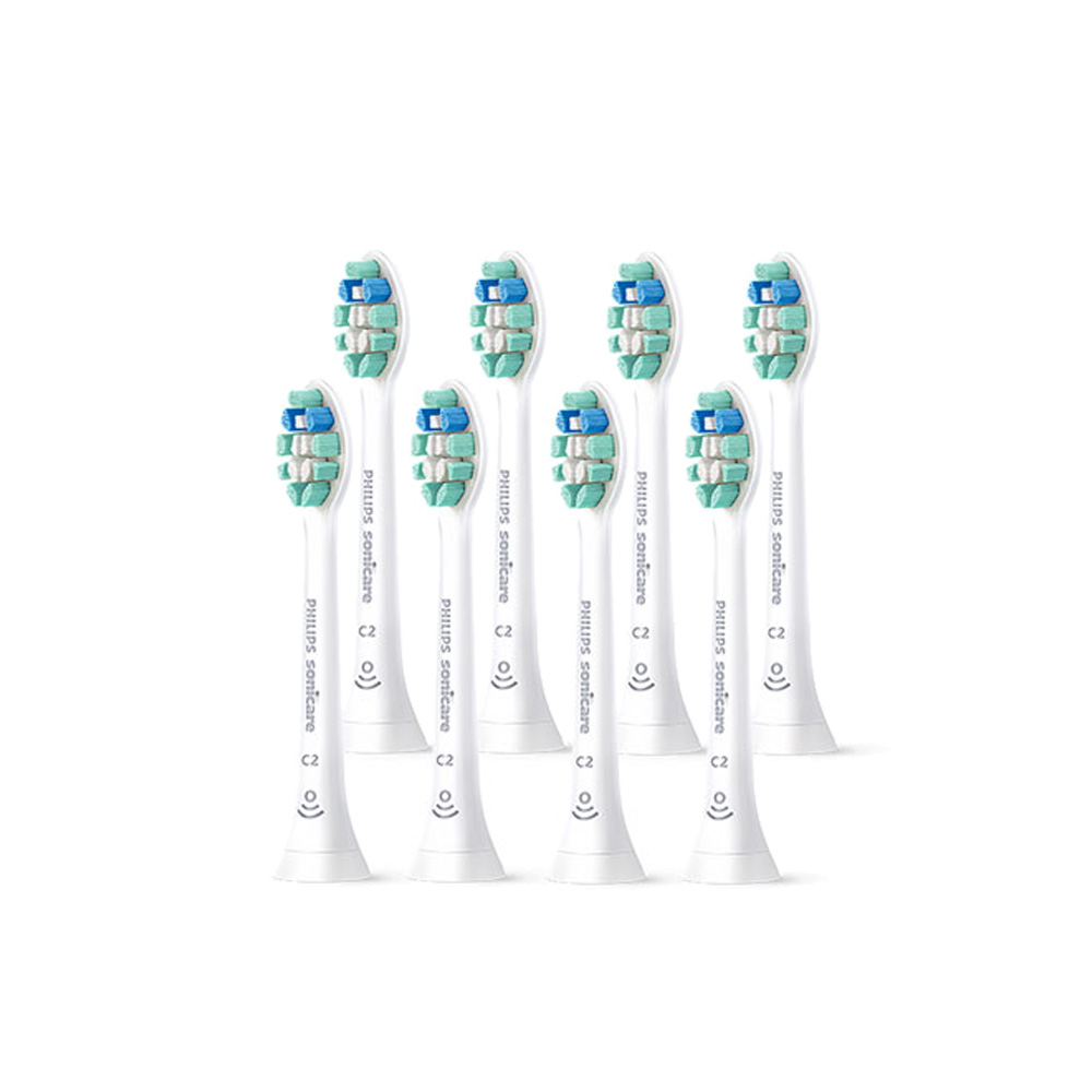 필립스 소닉케어 칫솔모 플라그 제거 8개입 화이트 HX9028/67