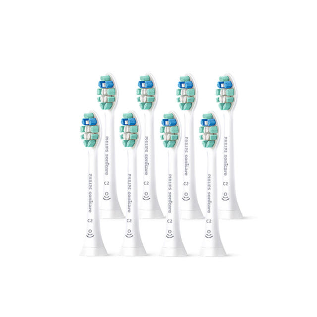 필립스 소닉케어 칫솔모 플라그 제거 8개입 화이트 HX9028/67