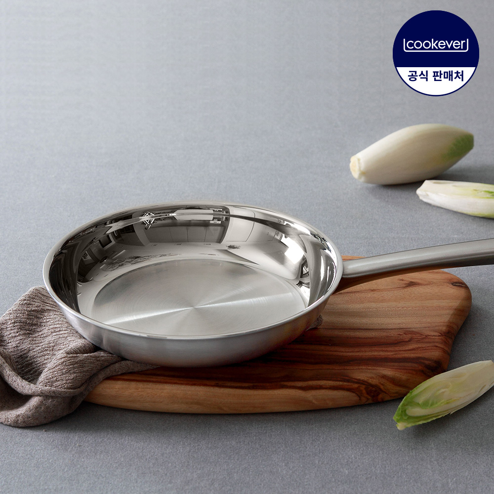 쿡에버 프라임 통3중 스텐 프라이팬 20cm / 스텐팬 웍