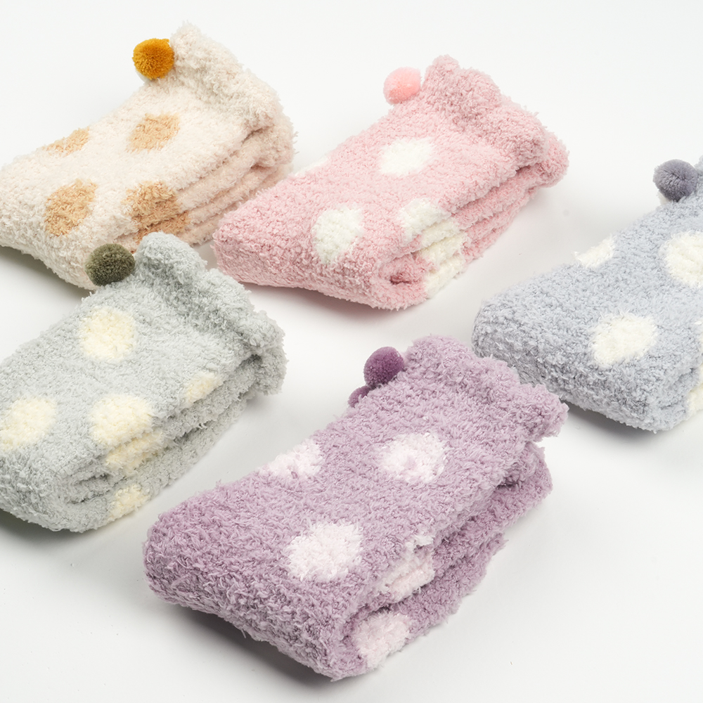 삭피엔스 털 빠짐 없는 미끄럼방지 헤비볼륨 수면양말 긴 롱 임산부 수족냉증 양털