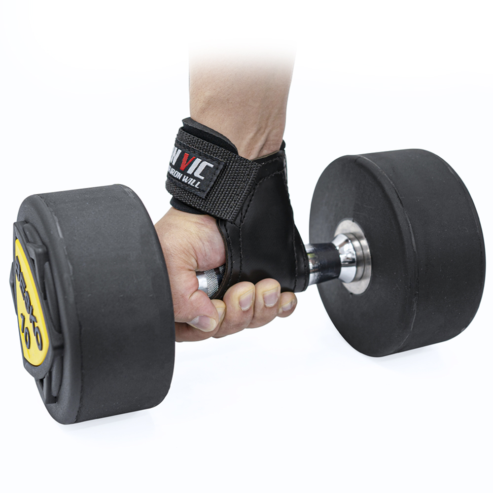 헬스 스트랩 아이언빅 퀵그립 데드리프트 리프팅 랫풀다운 덤벨 원암 턱걸이 풀업 PU일반형