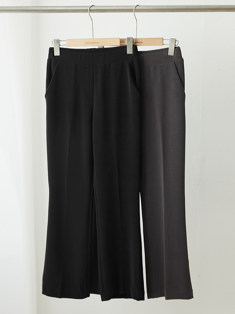 안입은듯 쫀득스판 부츠컷 레깅스 밴딩 슬랙스 - 상품 이미지