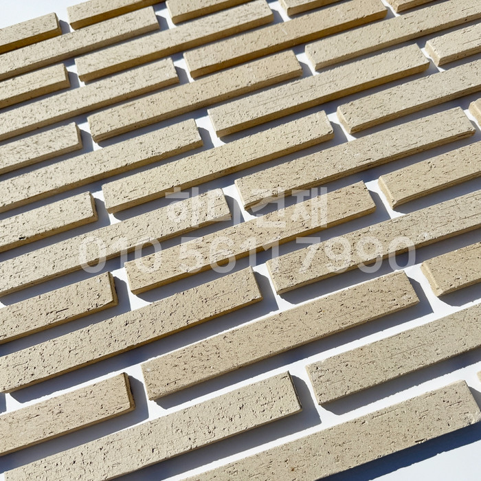 올라운더 점토타일 스틱 (슬림) 240x30x12T 아이보리 / 하다건재