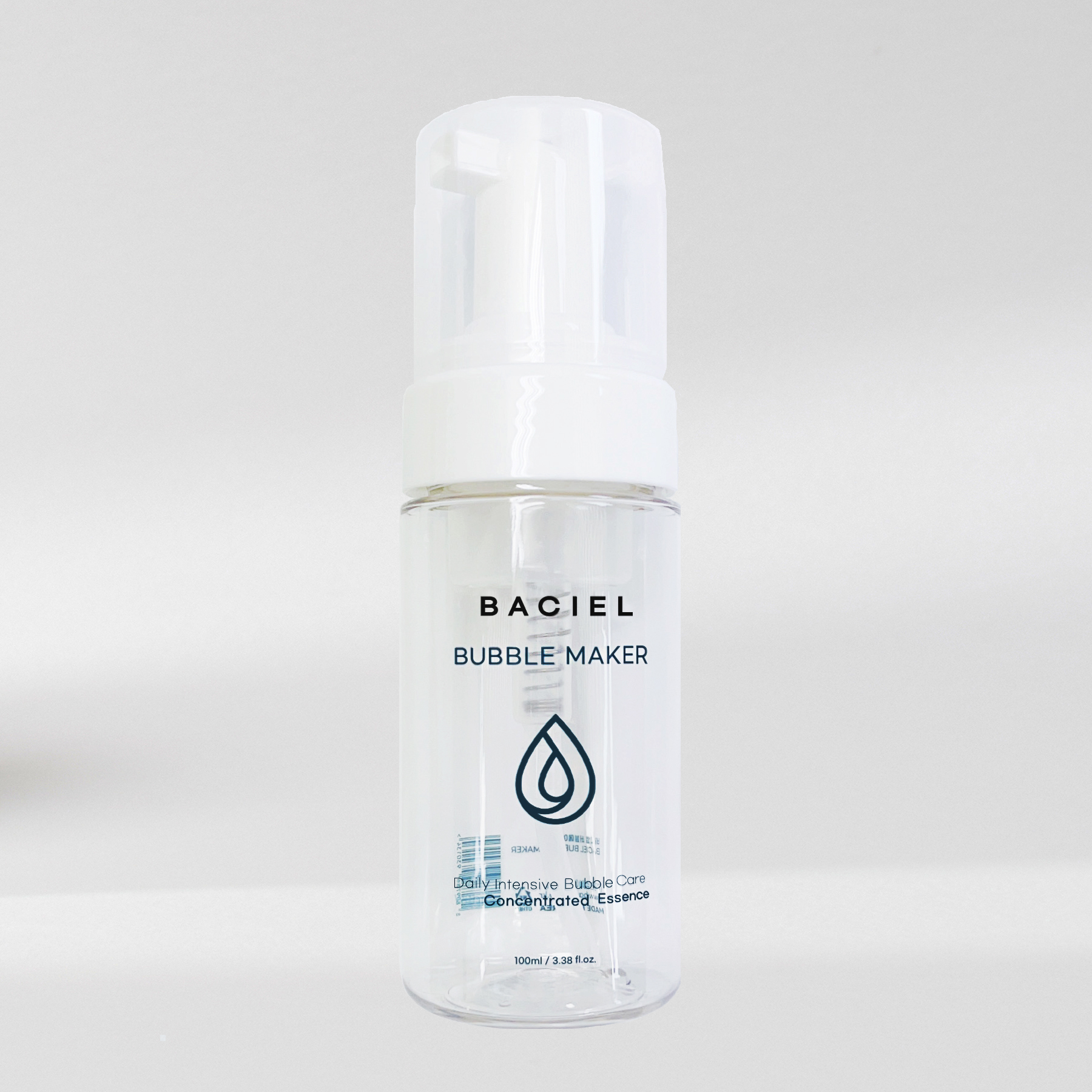 바시엘 버블 메이커 100ml 거품용기 투명 국내산 고급형 공병 - 상품 이미지