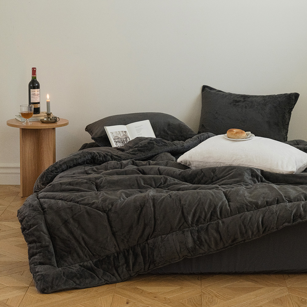 코지데이 장모극세사 겨울 차렵이불 패드세트 SS