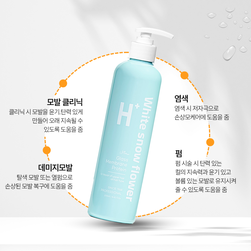 유리막 단백질 250ml 단단하고 윤기나는 모발 헤어에 영양을 채움 - 상세 이미지 3