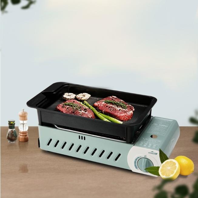 휴대용버너 캠핑용 전골팬 구이그릴 가스버너세트