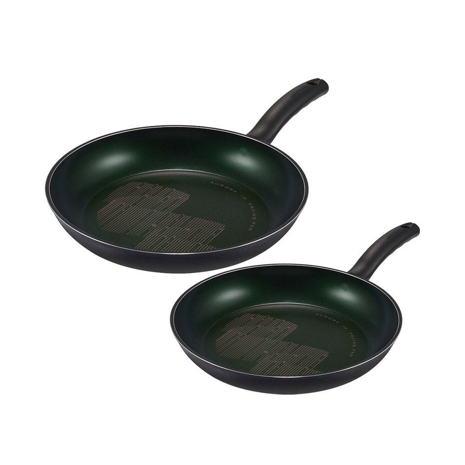 [N단독구성XN배송] 오로라 IH 프라이팬 1개+1개 (F24+F28)