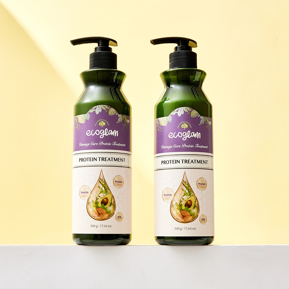 [1+1] 에코글램 데미지 케어 단백질 트리트먼트 500ml + 500ml