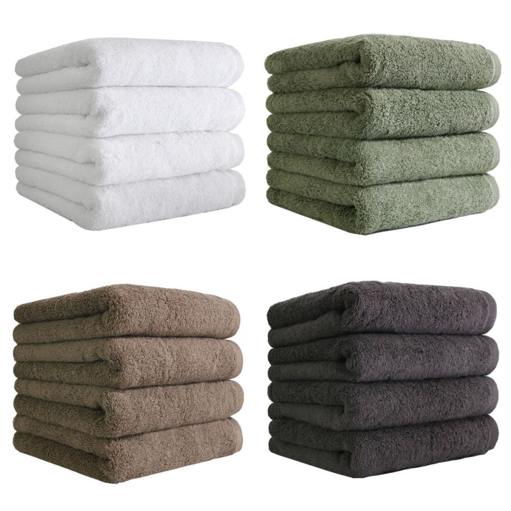 뱀부얀수건 대나무 두꺼운 수건 세트 200g 10장 : 코튼랩