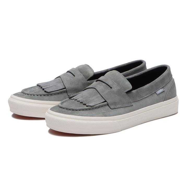 반스 VANS 가죽 로퍼 슬립온 V196CF 화이트 핑크 그레이 3컬러 - 상세 이미지 3