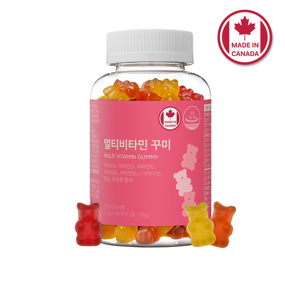 네이처그랜드 어린이 멀티 칼슘 유산균 꾸미 3종 90구미 (총270구미) 캐나다직수입 - 상세 이미지 2
