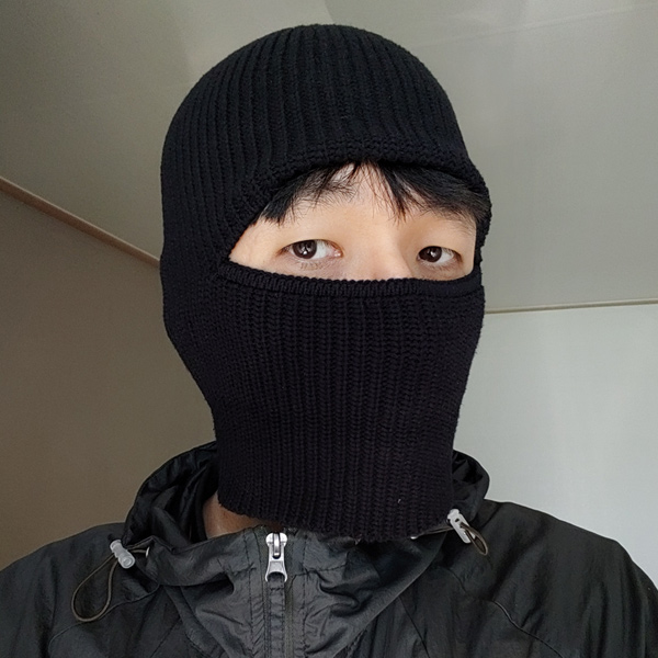 장바9니 투웨이 복면 비니 마스크 겨울용 얼굴덮개 - 상세 이미지 5