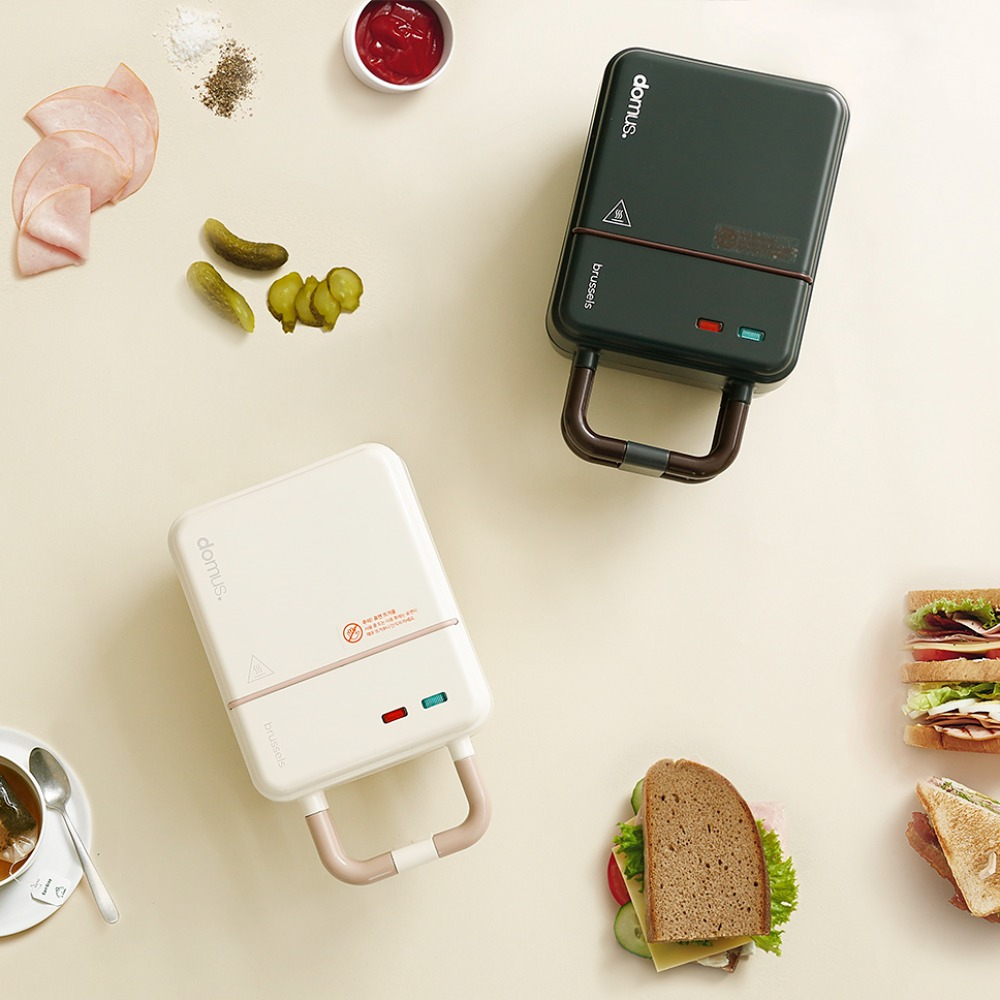 전기 와플 크로플 메이커 미니 기계 분리형 와풀 만들기 머신 틀 기기 가정 소형 제조기