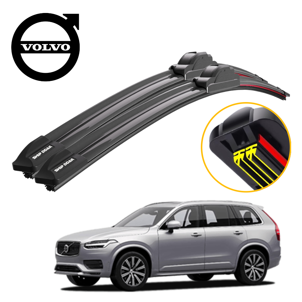 1+1 쉽딱 볼보 XC90 전차종 트리플X2 하이브리드 와이퍼 블레이드 윈도우브러쉬 - 메인 이미지