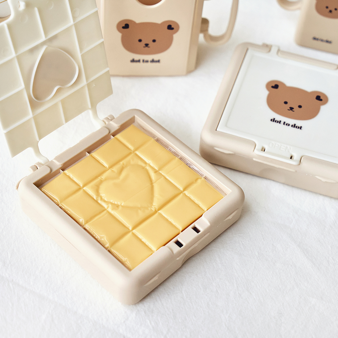 아가드x돗투돗 아기 치즈컷팅기 돗꼼 유아 치즈 케이스 컷팅 보관 제품 이미지