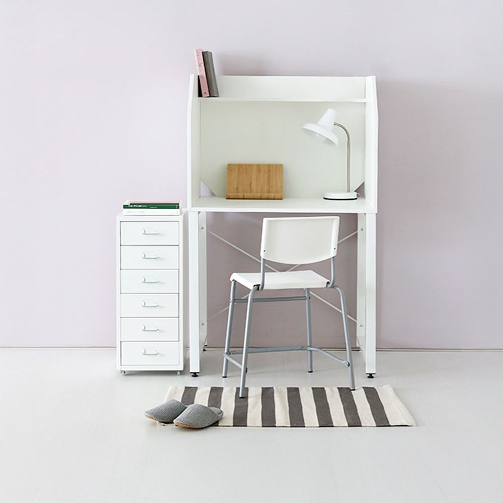 HADY 독서실책상 8060 KS1031TB 800x600mm, 올화이트 8207.0470 - 상세 이미지 5