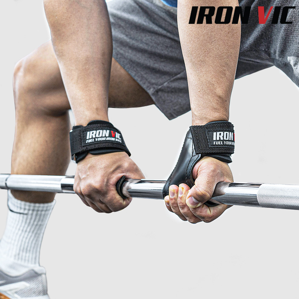 헬스 스트랩 아이언빅 퀵그립 데드리프트 리프팅 랫풀다운 덤벨 원암 턱걸이 풀업 PU일반형