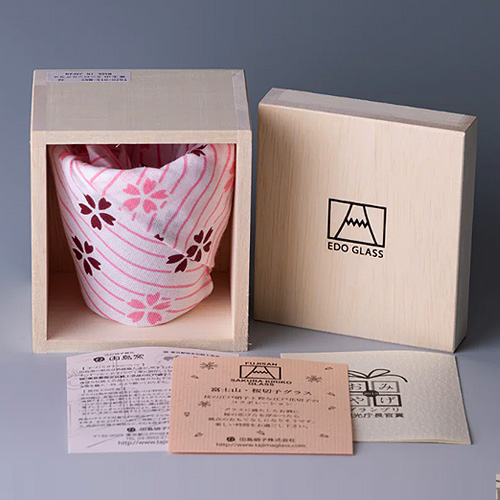 [타지마글라스 코리아] 일본 후지산 사쿠라키리코 위스키 사케잔 칵테일 하이볼 170ml