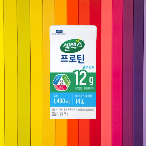 셀렉스 프로틴 음료 로우슈거 매일유업 190ml 24팩X1개 - 상세 이미지 2