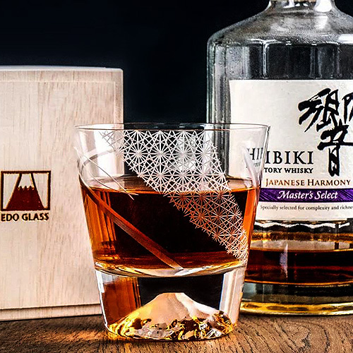 [타지마글라스 코리아] 일본 명품 후지산 글래스 위스키 언더락 사케잔 바카라 리델