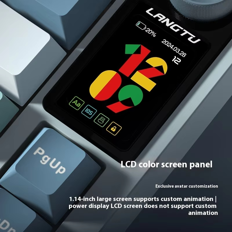랑투 Langtu LT75 블루투스 무선 기계식 키보드 3모드 게임 키보드 - 상세 이미지 3