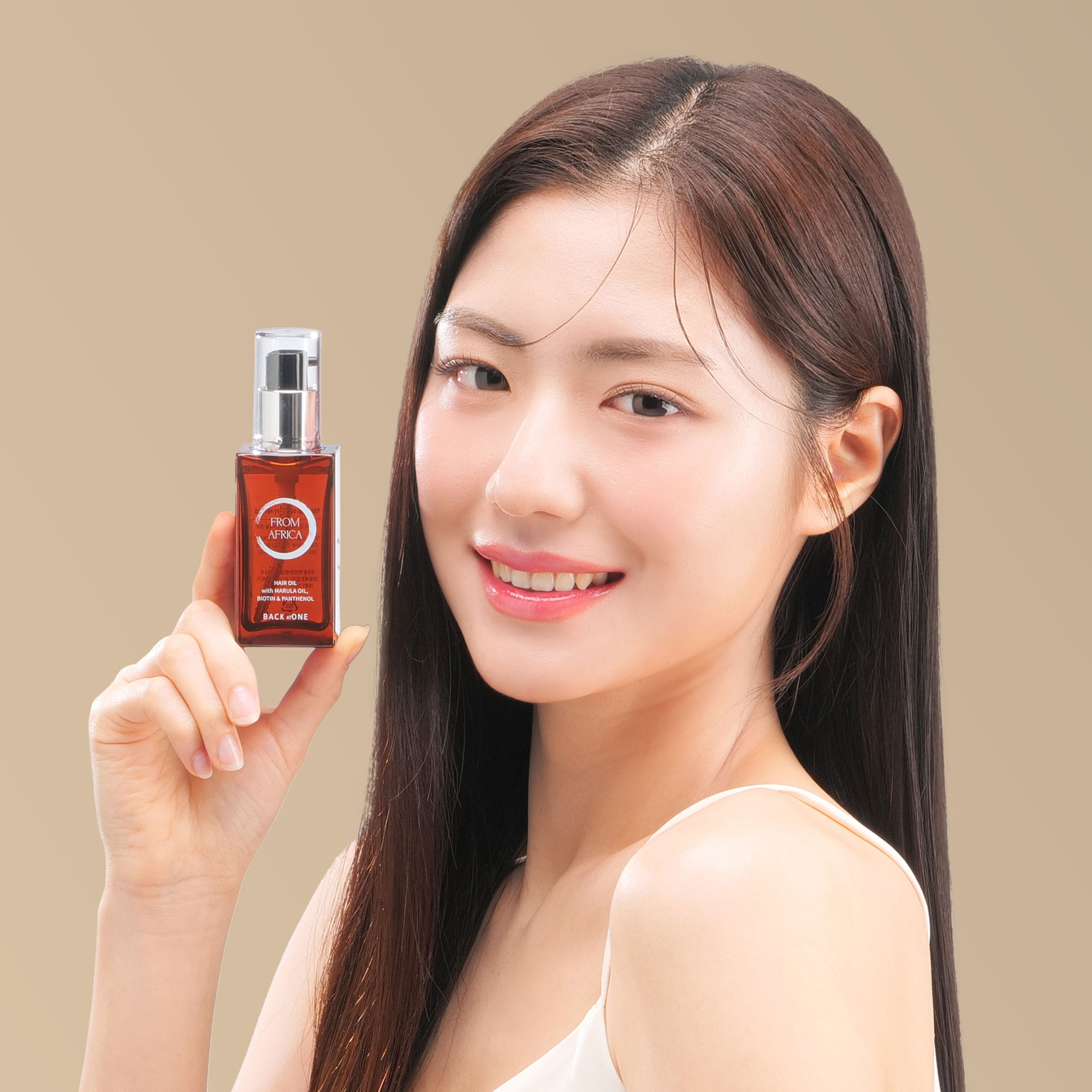 백앹원 프롬 아프리카 헤어오일 48ml 열보호제 미용실 헤어에센스 이미지 2