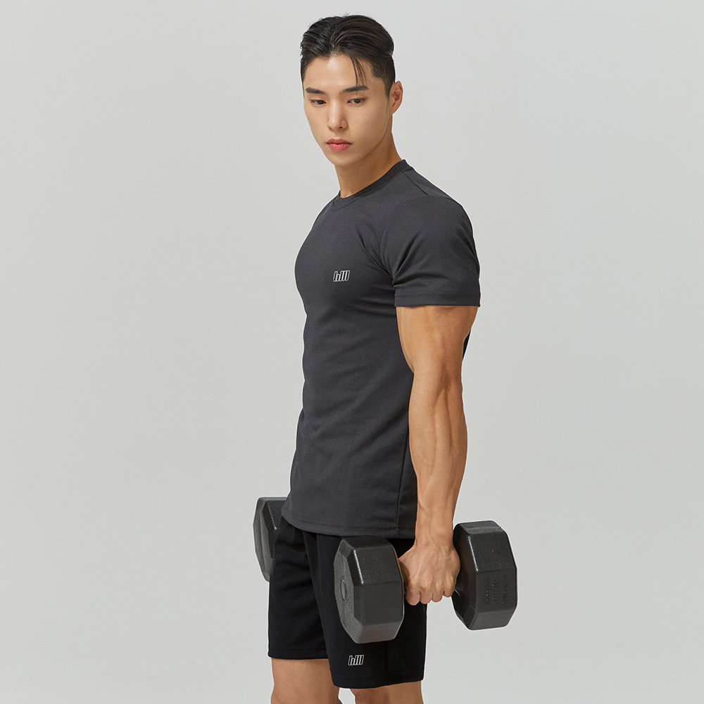 블랙몬스터핏 시그니처 트레이닝복 세트 헬스복 짐웨어 운동 기능성 제품 이미지