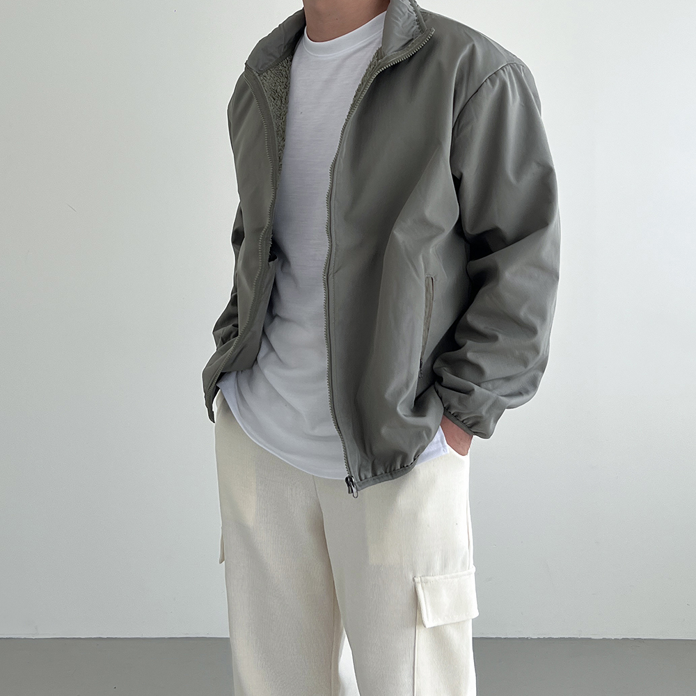 보아털후리스 폴라폴리스집업 남자퍼자켓 - 상품 이미지