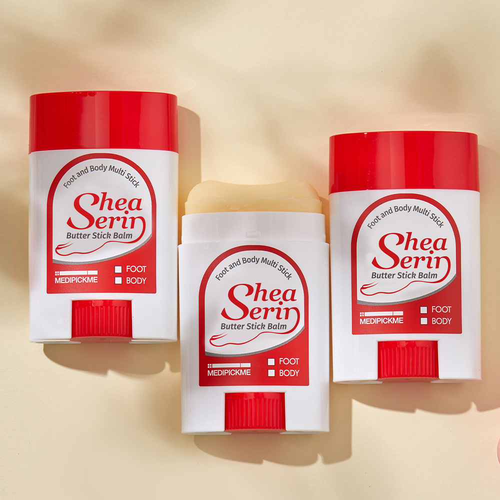 식물성바세린+시어버터 풋크림[메디픽미]시어세린 버터스틱밤 발보습 발뒷꿈치 시트러스, 20g, 3개