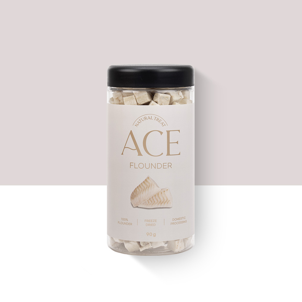 에이스 가자미 트릿 고양이 강아지 동결건조 간식 제품 이미지