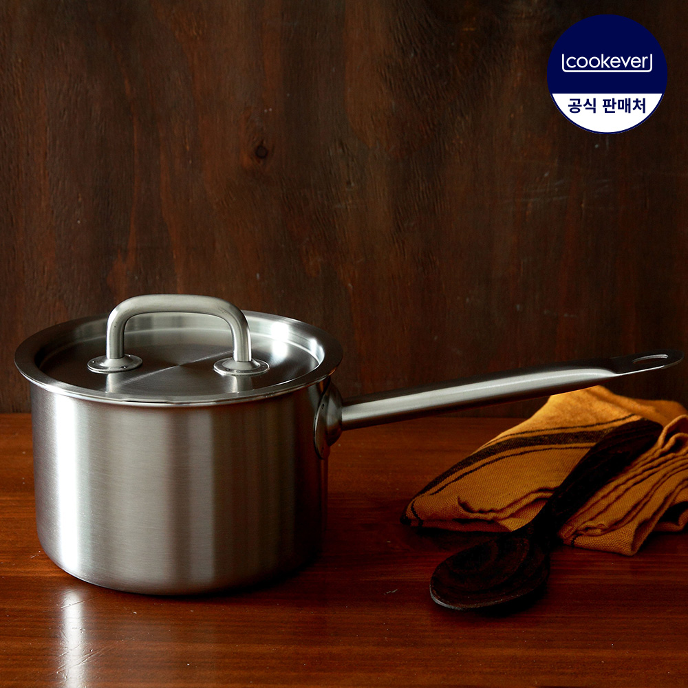 쿡에버 통5중 스텐 냄비 16cm~ (인덕션 편수 양수 전골 곰솥 다양한 사이즈)