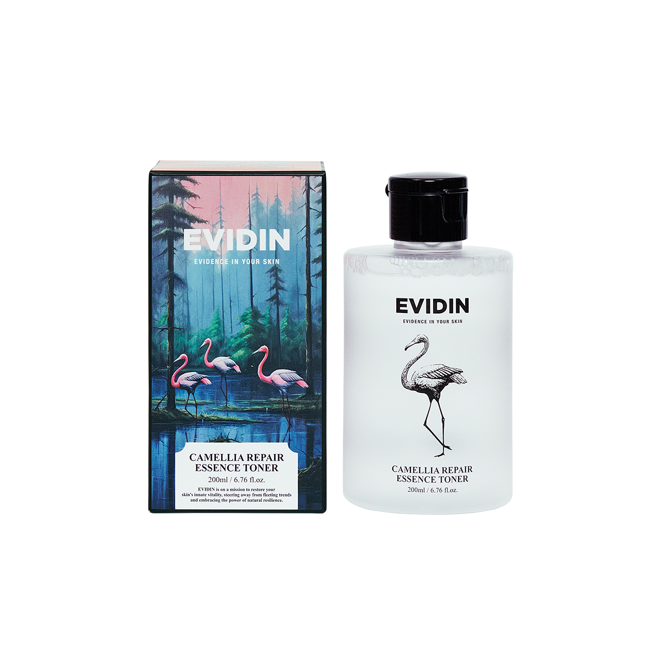에비딘 까멜리아 리페어 에센스 토너 200ml - 메인 이미지