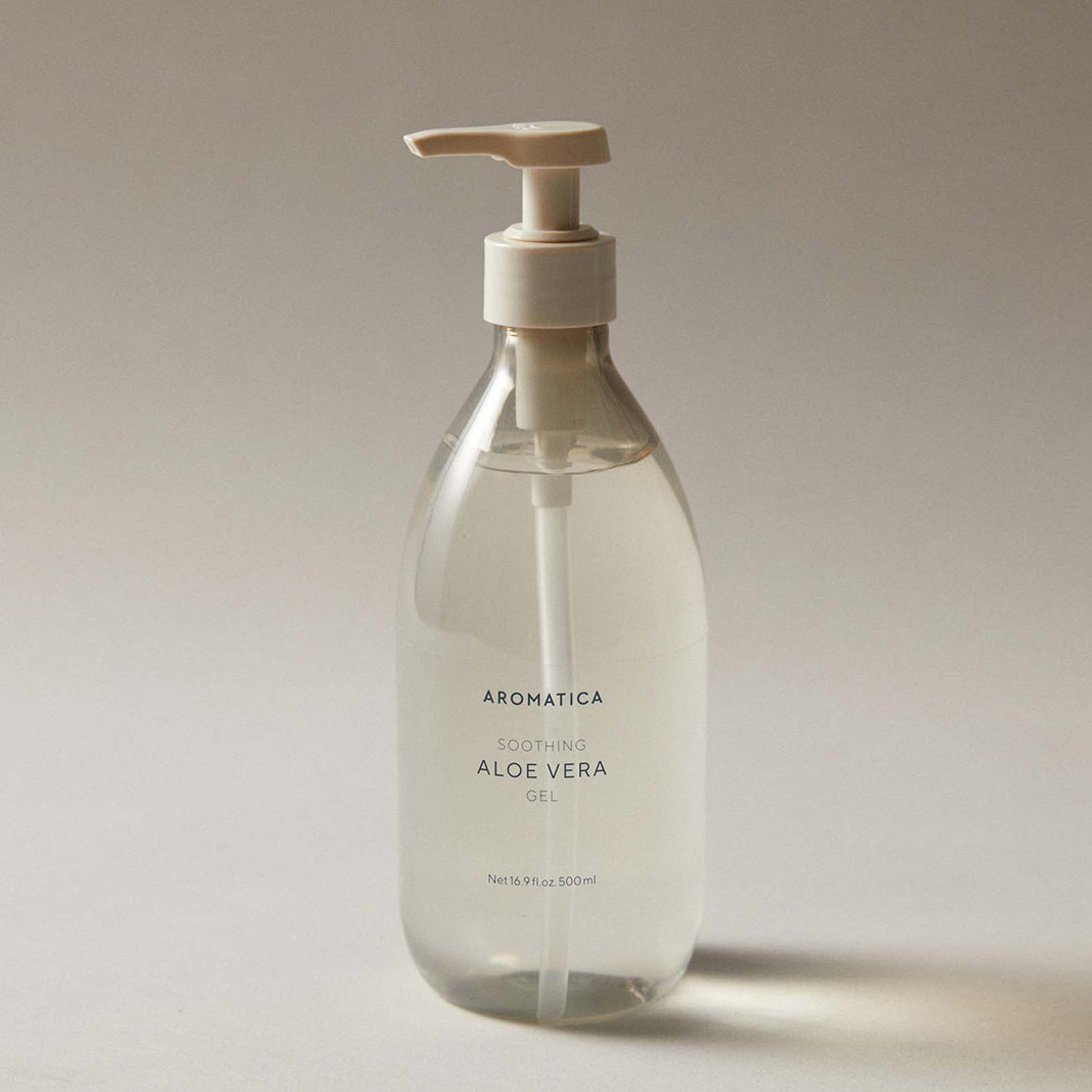 아로마티카 수딩 알로에 베라 젤 500ML 비건 알로에 진정 수분 쿨링젤 대용량 알로에수딩젤