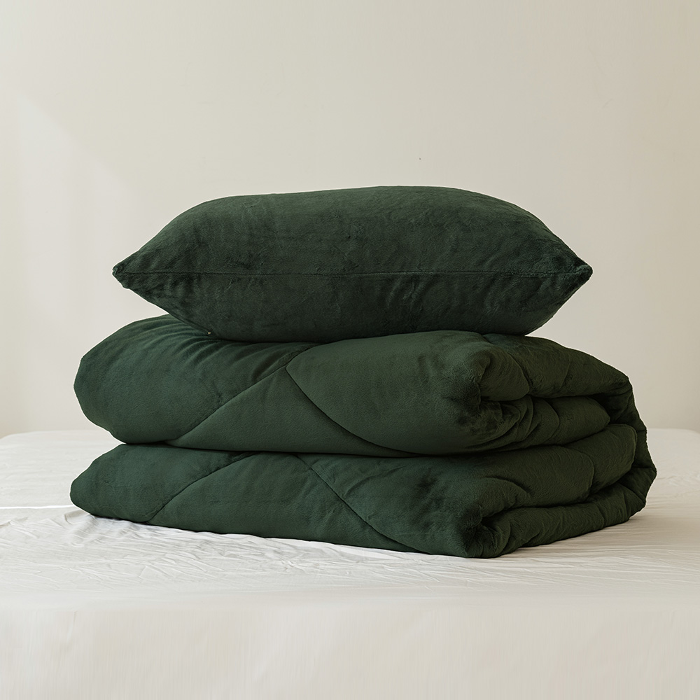 코지데이 장모극세사 겨울 차렵이불 패드세트 SS