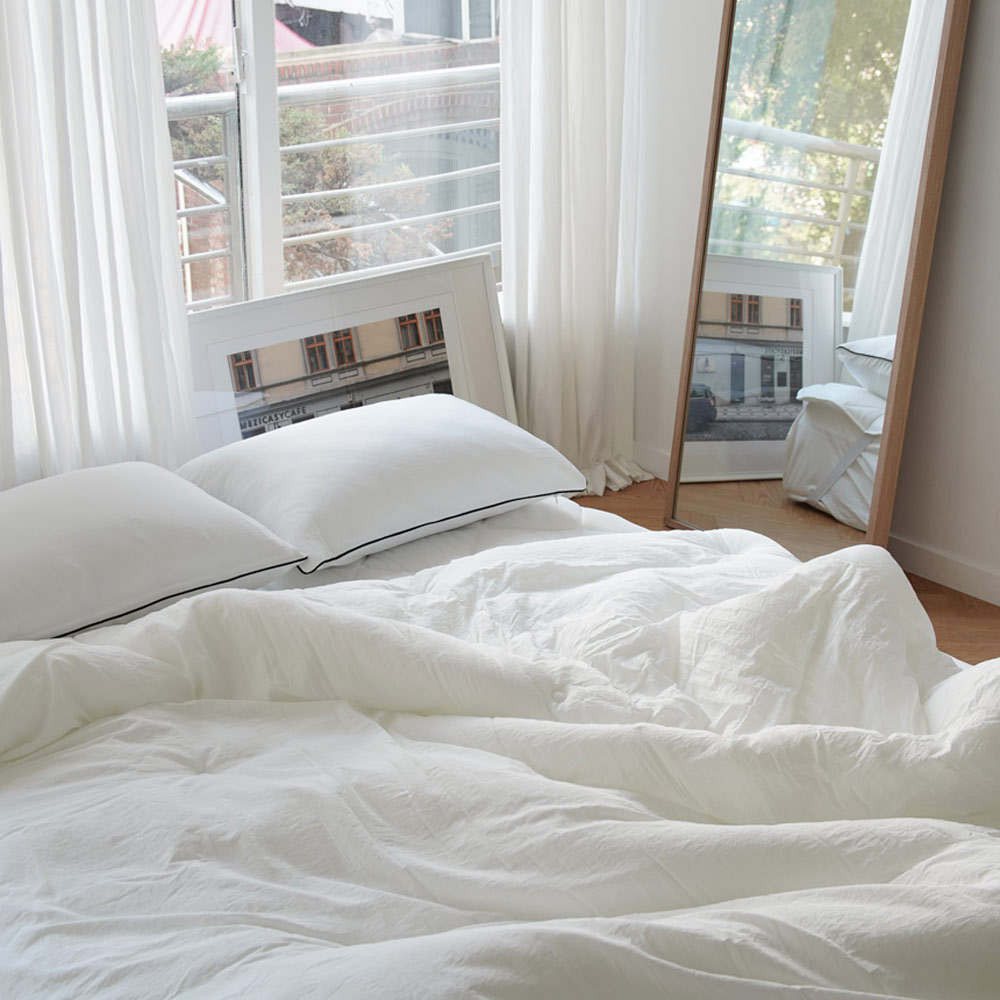 마시멜로 휴비스 에코핫 겨울 두꺼운 모달 차렵이불 발열 옥수수솜