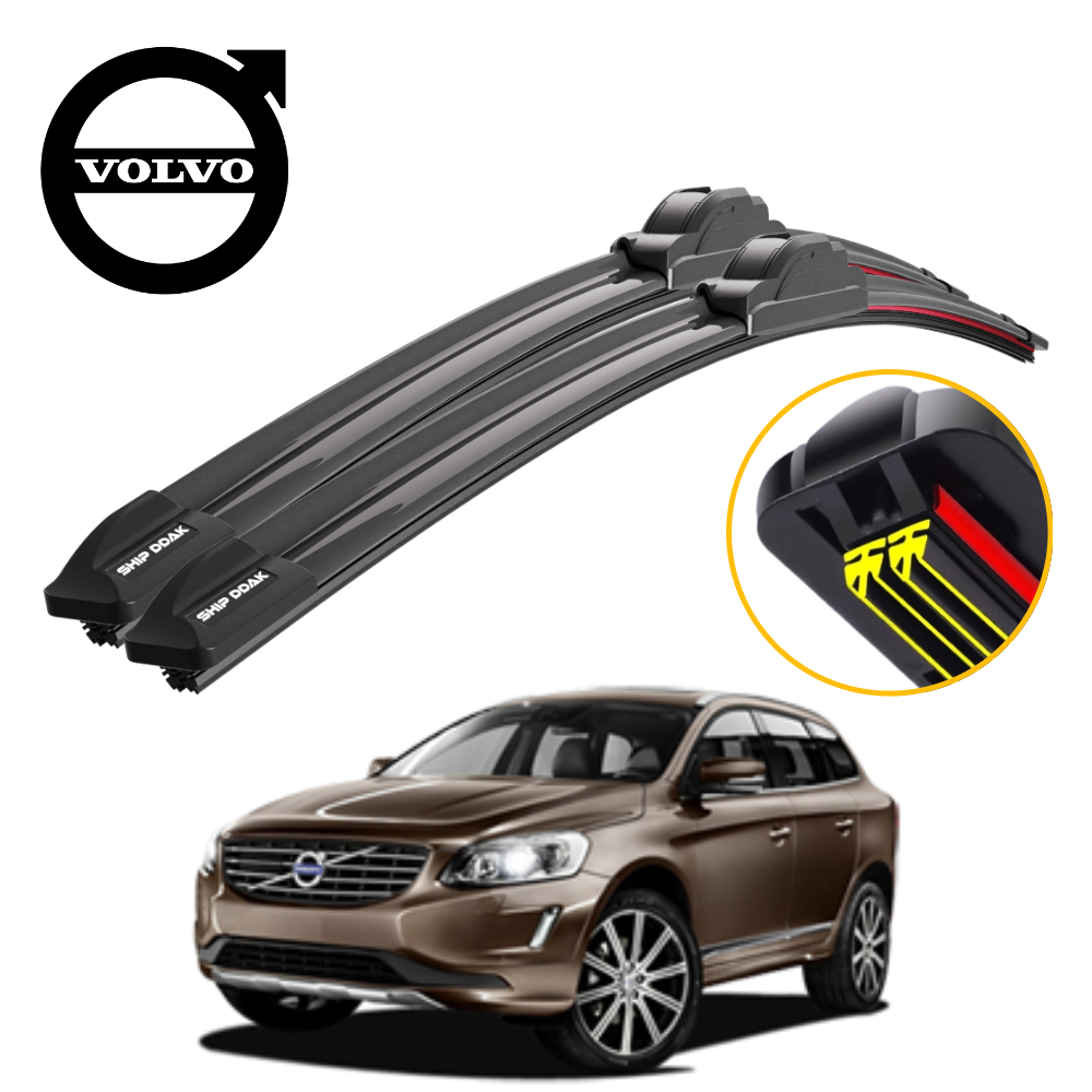 1+1 쉽딱 볼보 XC60 전차종 트리플X2 하이브리드 와이퍼 블레이드 윈도우브러쉬 - 메인 이미지