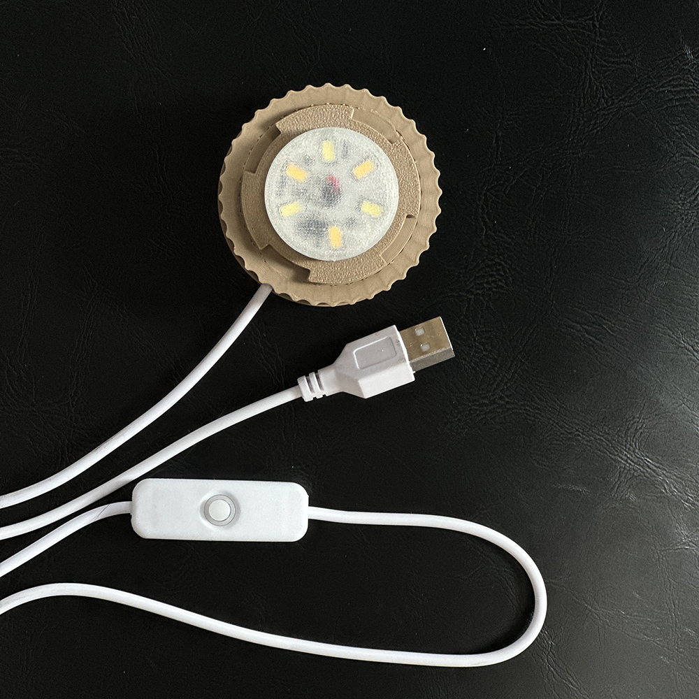 [캠핑덕] 골제로 랜턴 쉐이드 소프트 USB 캠핑 랜턴 LED 조명 감성 무드등 이미지 6